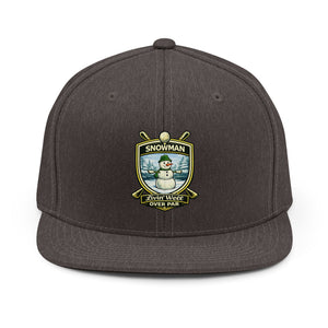 LWOP Snowman Snapback Hat — Classic Golf Clubhouse Cap