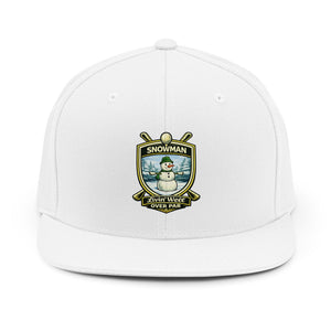 LWOP Snowman Snapback Hat — Classic Golf Clubhouse Cap