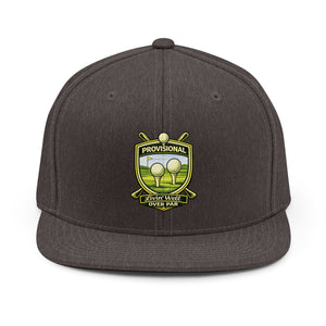 LWOP Provisional Crest Snapback Hat — Classic Golf Clubhouse Cap