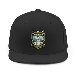 LWOP Snowman Snapback Hat — Classic Golf Clubhouse Cap